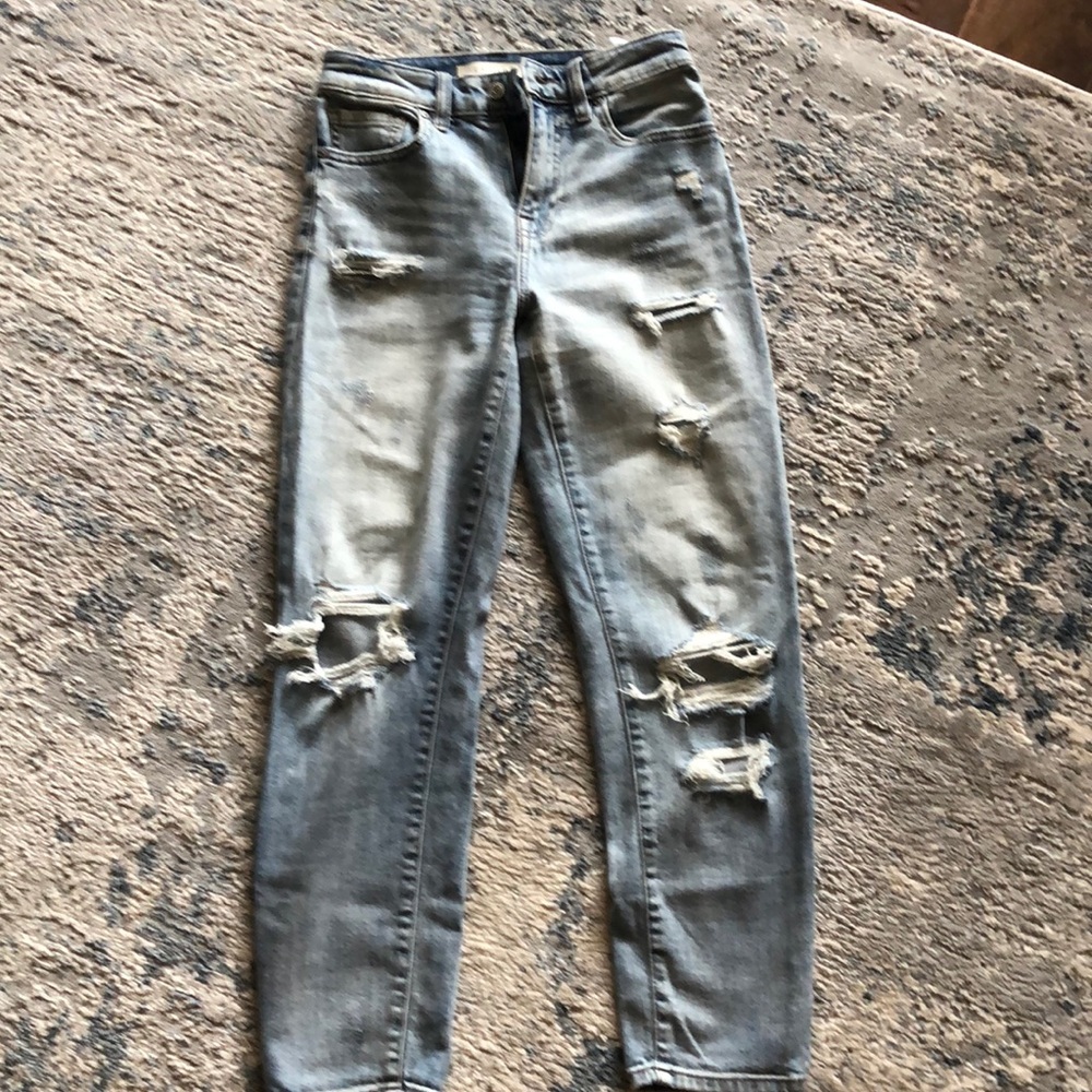 High rise jeans, never worn